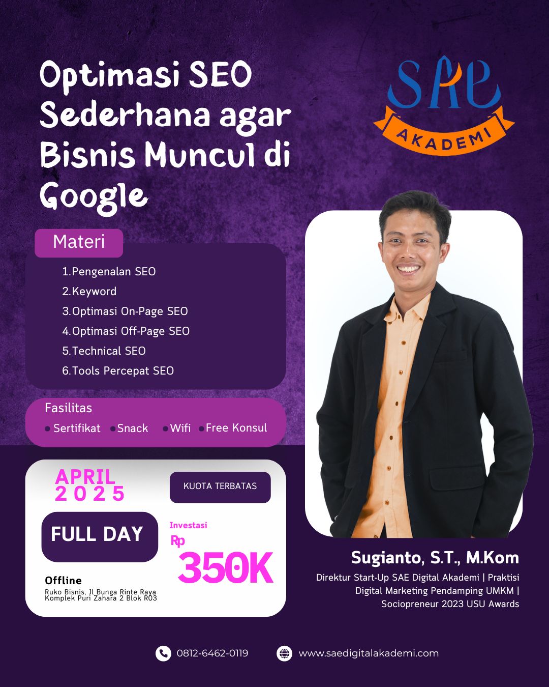 kursus digital marketing, pelatihan digital marketing, workshop desain uiux di medan, kelas pembuatan website di medan (4)