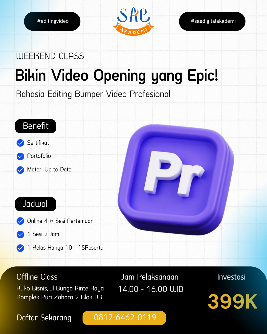 Workshop Editing Video Opening Bumper With Adobe Premier