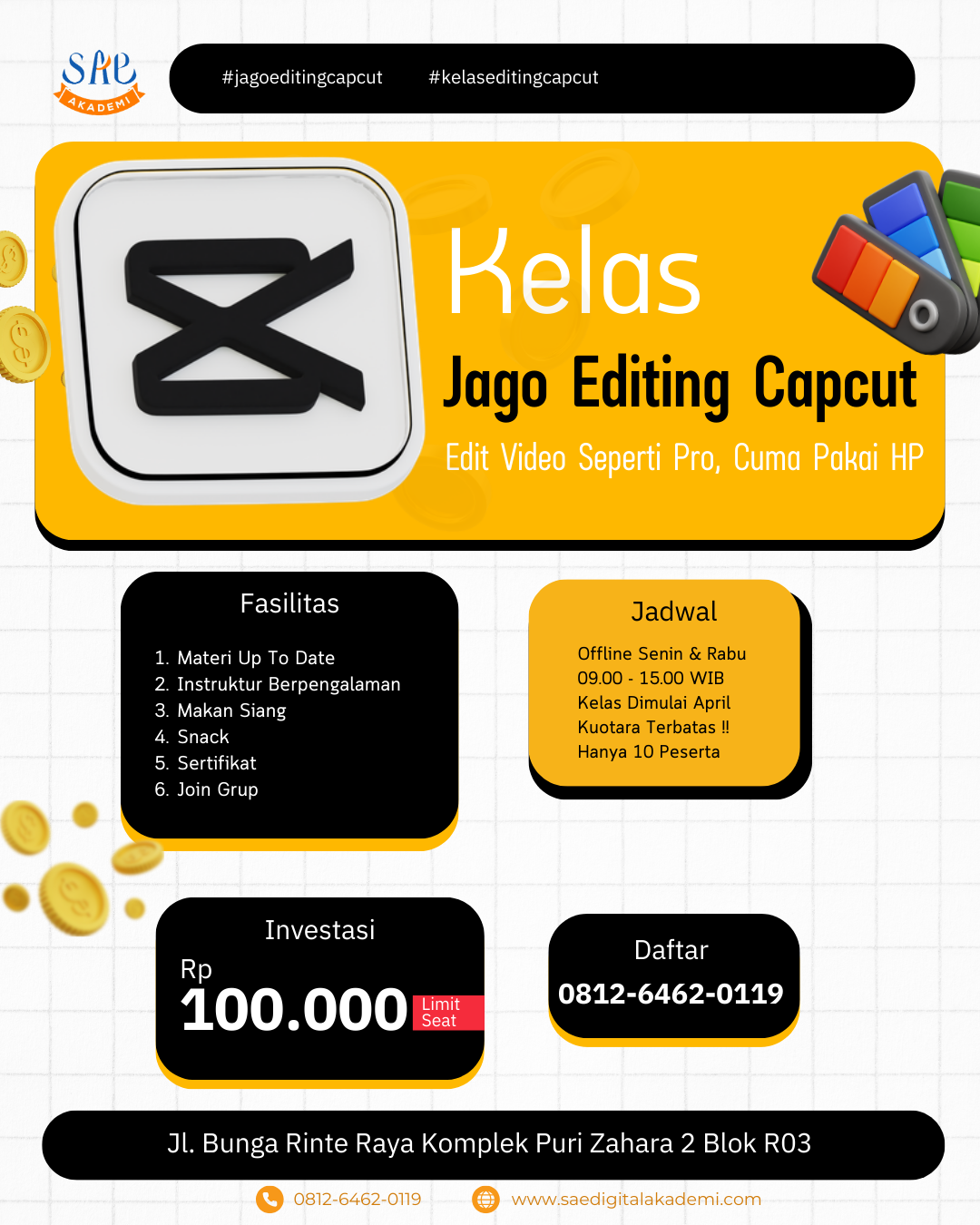 Kelas Jago Editing CapCut: Edit Video Kekinian dengan Mudah!