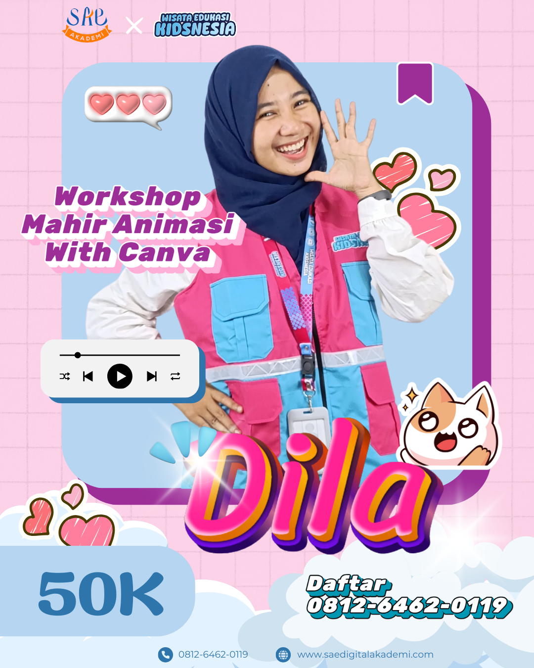 workhop digital marketing, desain grafis, animasi, 3d modeling blender, desain ui ux, kelas capcut di medan (4)