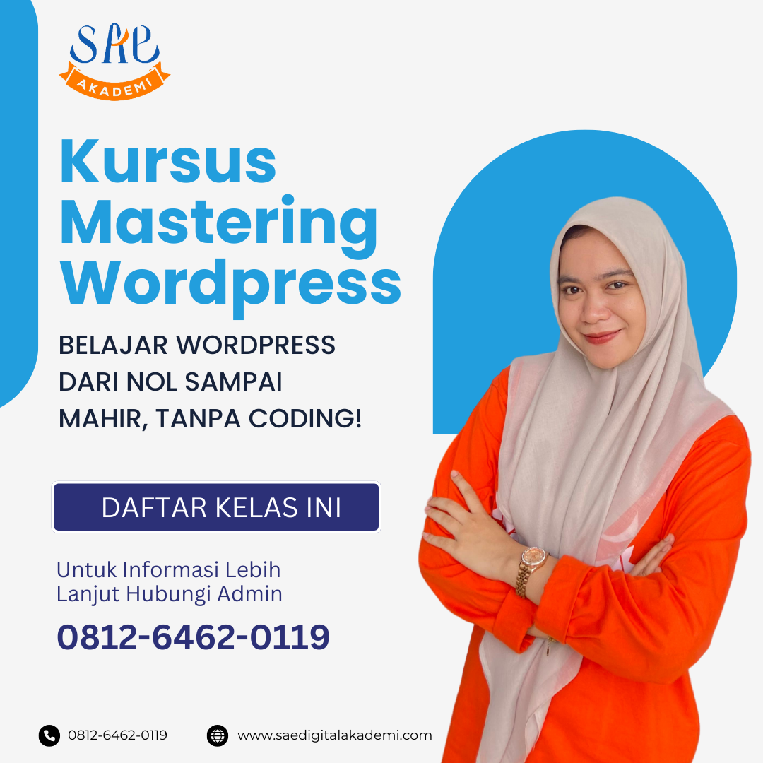 kursus digital marketing di medan, sertifikasi bnsp digital marketing di medan, kursus desain ui/ux di medan, kursus 3d modeling blender di medan, pelatihan digital marketin umkm di medan, kursus editing capcut di medan, kursus website wordpress di medan, Pelatihan pembuatan website wordpress di medan