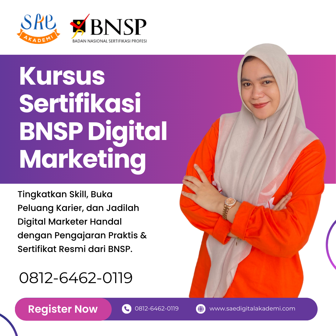 kursus digital marketing di medan, sertifikasi bnsp digital marketing di medan, kursus desain ui/ux di medan, kursus 3d modeling blender di medan, pelatihan digital marketin umkm di medan, kursus editing capcut di medan, kursus website wordpress di medan, Pelatihan pembuatan website wordpress di medan