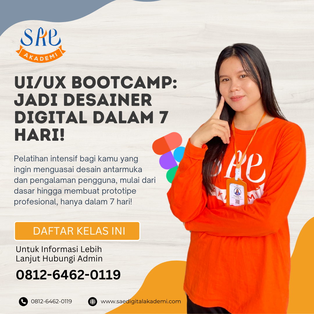 Hot Promo! WA 0812-6462-0119, Training UI/UX Friendly Budget di Darul Imarah & Darussalam