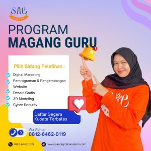 program magang guru SMK di Medan, magang guru SMK di Medan, magang guru bisnis digital di Medan, magang guru TKJ di Medan, magang guru multimedia di Medan, magang guru programmer di Medan, magang guru pemasaran di Medan, magang guru OTKP di Medan, magang guru akuntansi di Medan, magang guru cyber security di Medan, pelatihan guru SMK di industri Medan, link and match SMK dan industri di Medan, magang guru di perusahaan IT Medan, program magang guru bidang teknologi di Medan, tempat magang guru SMK di Medan, update kompetensi guru SMK di Medan, penguatan kurikulum SMK di Medan, magang guru kejuruan di Medan, magang guru 3D modeling di Medan, pengalaman magang guru SMK di Medan , magang guru komputer di medan, magang guru rpl di medan, magang guru tkj di medan